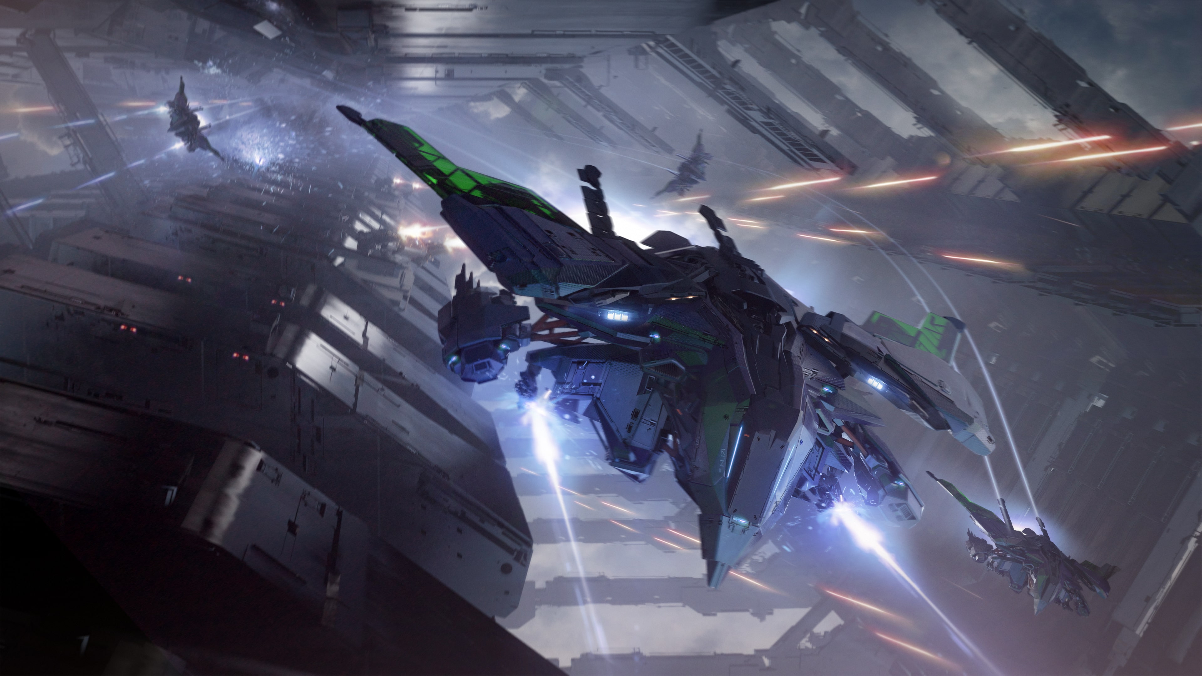 Just realized that there is an RSI Polaris in the Kraken concept art : r/ starcitizen