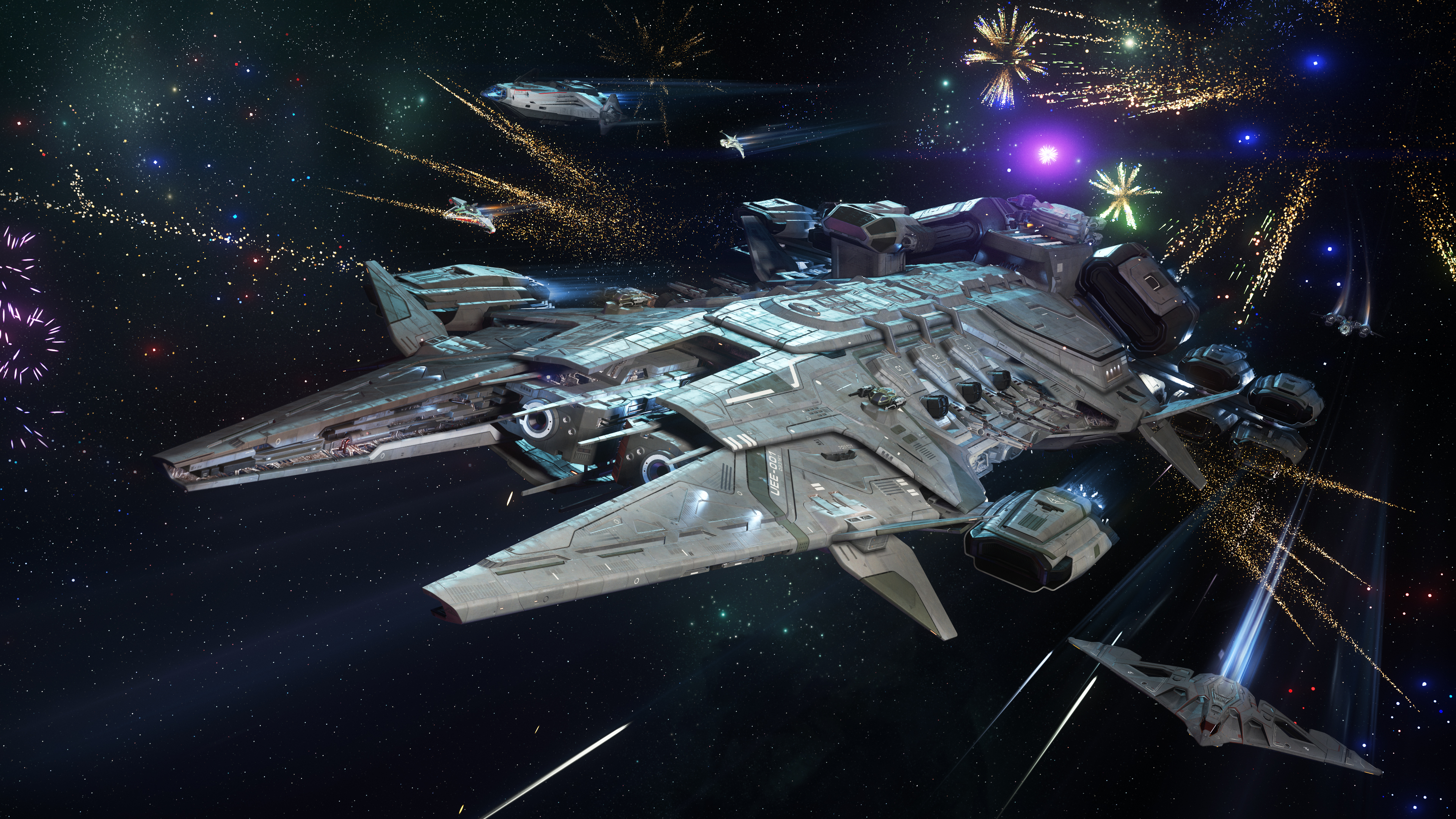 Inside Star Citizen offers a look at several new ships, new weapons, and  new locations in development