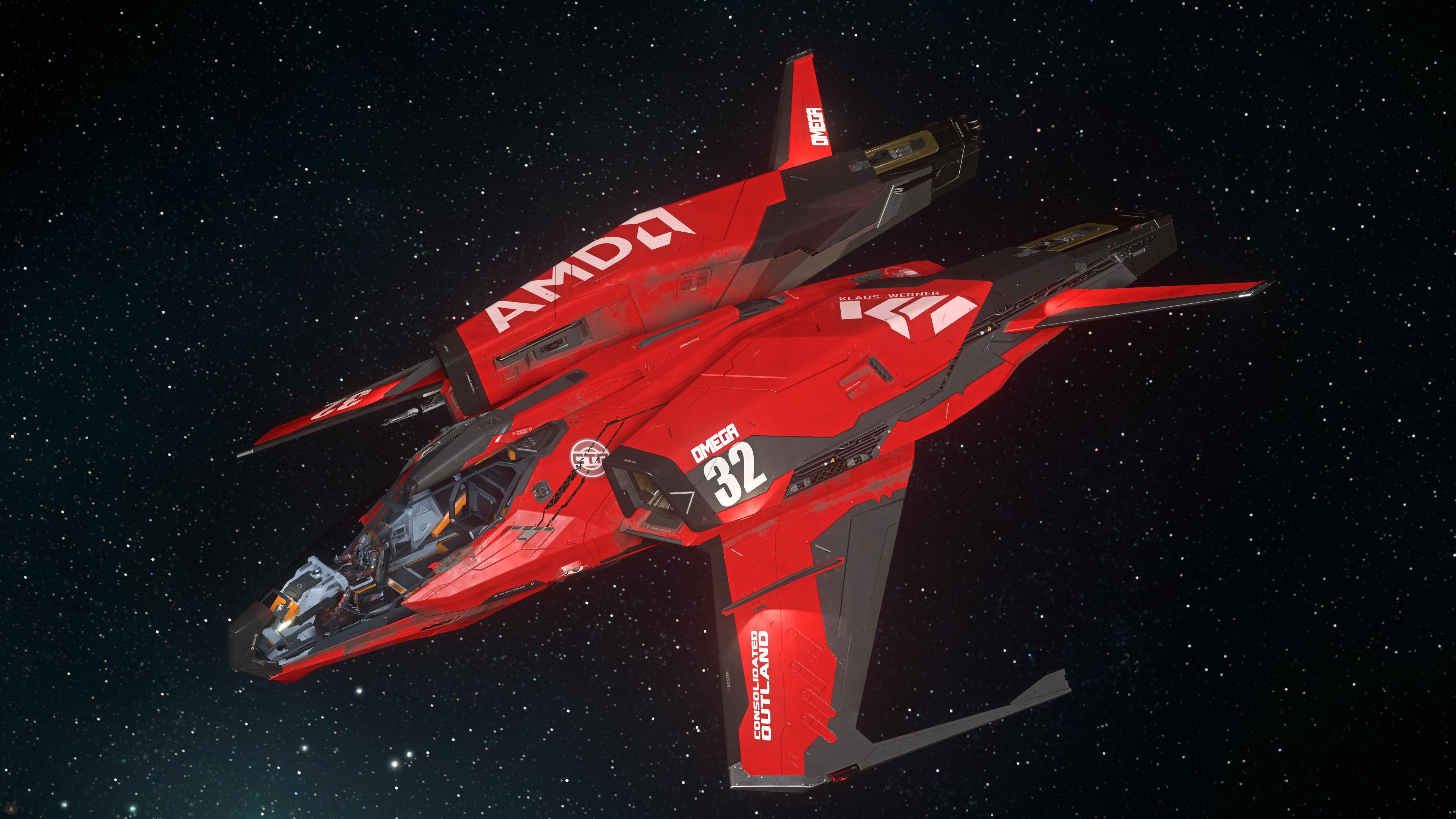 STAR CITIZEN SHIP - MUSTANG OMEGA - GAME PACKAGE AMD NEVER SETTLE SPACE  EDITION