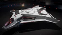 Sabre Firebird landed in hangar.png