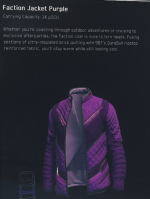 Faction Jacket Purple image