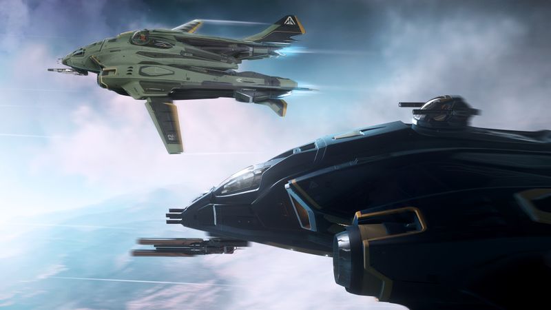 File:Harbinger and Sentinel flying in formation.jpg