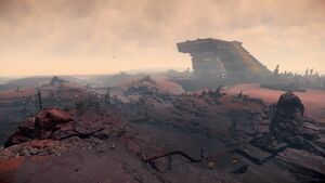an overview of the Lorville Outskirts