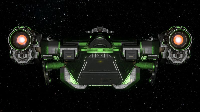 File:Cutlass Black Ghoulish Green in space - Rear.jpg