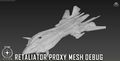 The Shipyard - Ship Mass - Retaliator proxy mesh debug.jpg