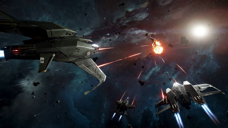 File:Mustang Deltas x3 attacking ship.jpg