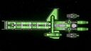 Caterpillar Ghoulish Green in space - Above.jpg