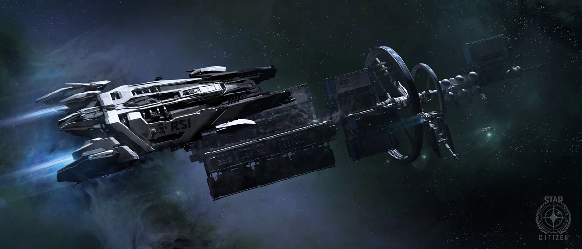 File:Arrastra flying over space station.png - Star Citizen Wiki