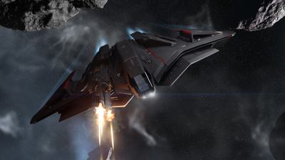 Ares Inferno - Flying by asteroids firing gun.jpg