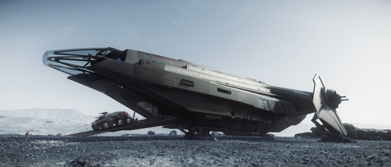 File:Star Citizen- Carrack Unloading on Lyria.png