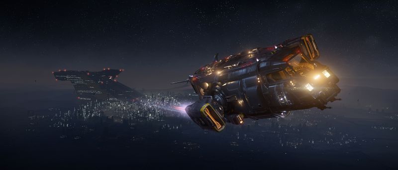 File:Cutter flying from Lorville at night.jpg