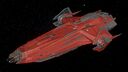 Carrack Auspicious Red in space - Isometric.jpg
