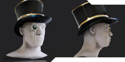 Top hat monocle new arrivals