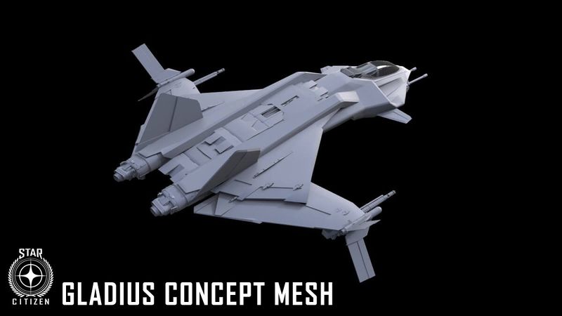 File:The Shipyard - Ship Mass - Gladius concept mesh.jpg