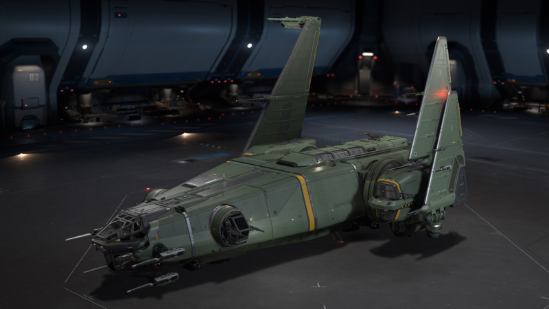 File:Corsair Commando landed in hangar - Isometric - Cut.png